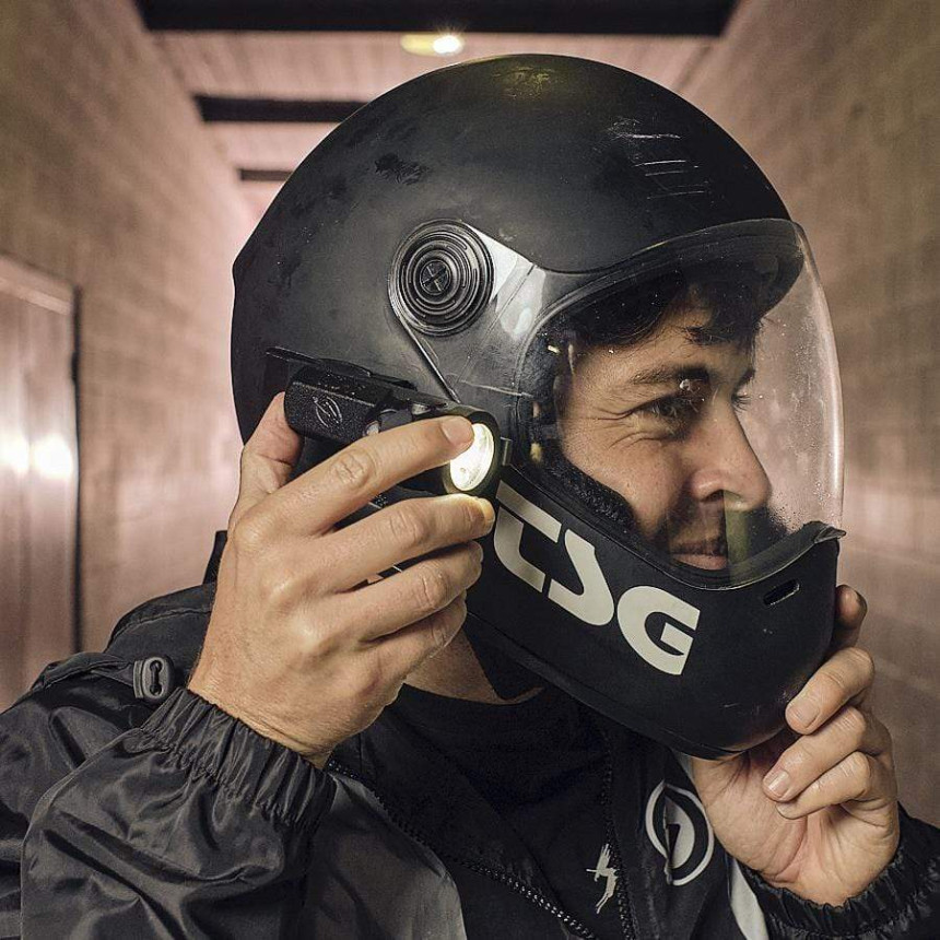 슈레드라이트 SL-1000 싱글팩 헬멧 전조등 라이트